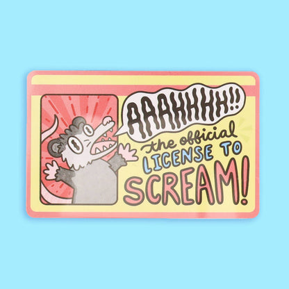 License to Scream, Anxiety, Fake ID, Fake Drivers License (Turtle's Soup)
