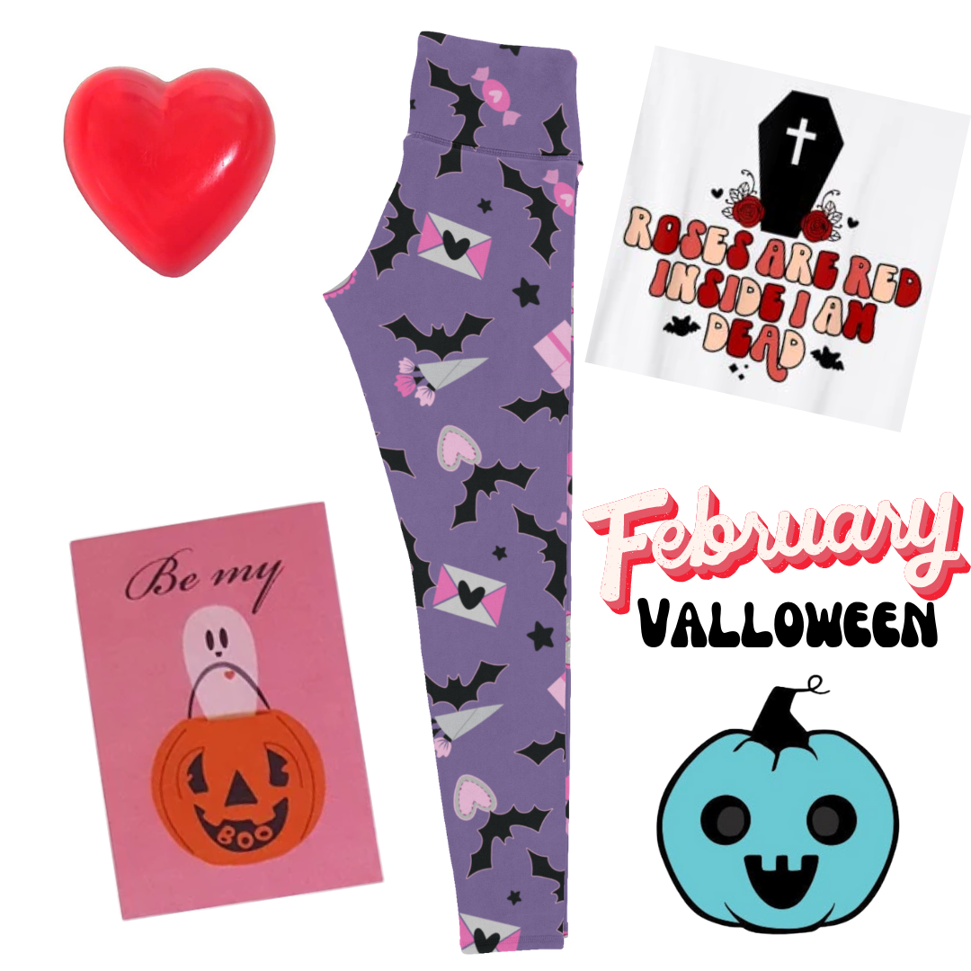 Valloween - Exclusive Themed Leggings Box High-quality Handcrafted Vibrant Leggings