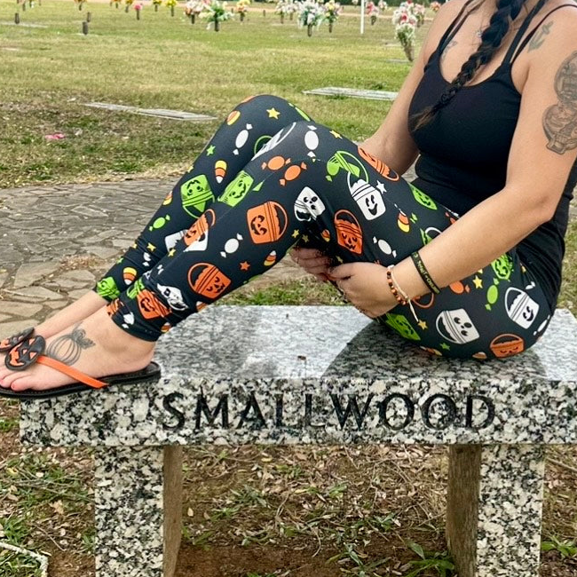 Boo Buckets - The Sketchy Pumpkin (Exclusive) - Pocket Leggings