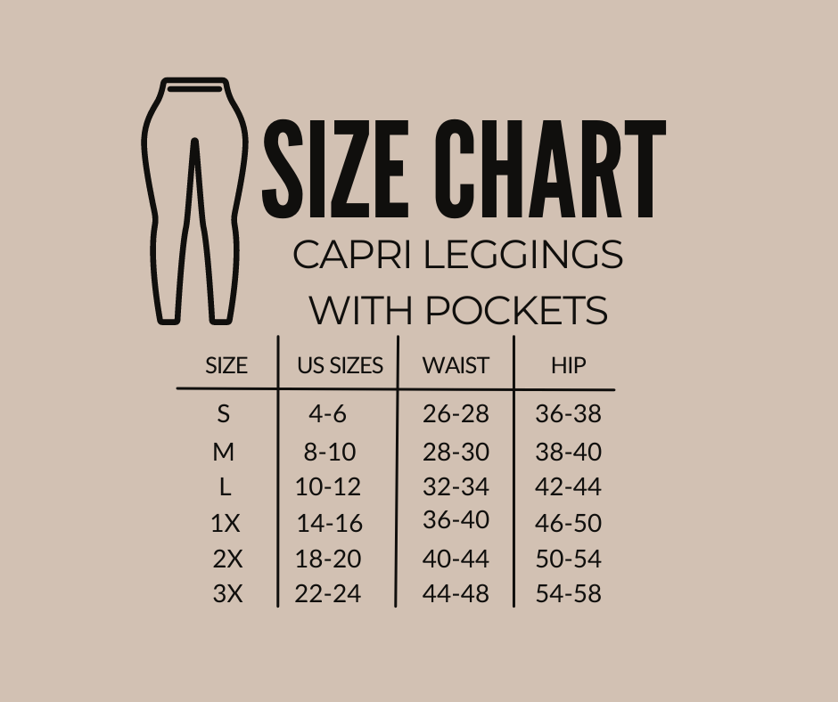 Charcoal High-Waist Capri Yoga Pants With Side Pockets - High-Quality Leggings