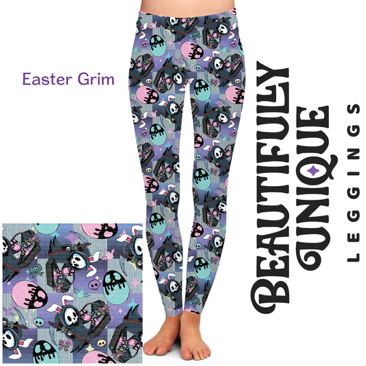 Easter Grim Leggings (Exclusive) - Reaper High-quality Handcrafted Vibrant Leggings