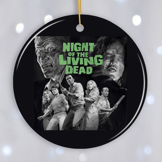 Night of The Living Dead Horror Movie Classic Ornament