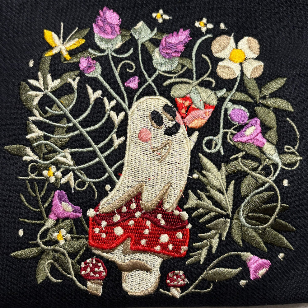 Ghost in Flower Field Convertible Bag