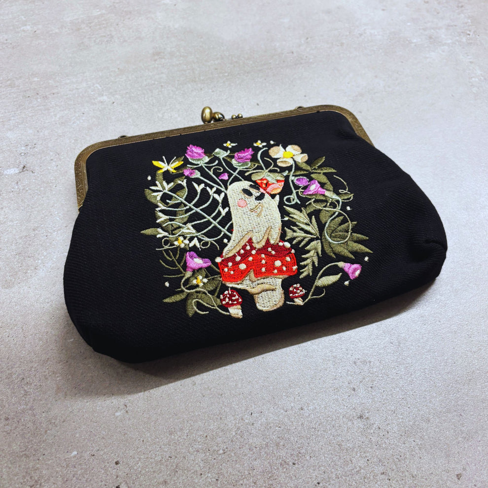 Ghost in Flower Field Convertible Bag