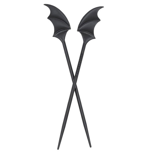 Batwing Hair Sticks (Black)