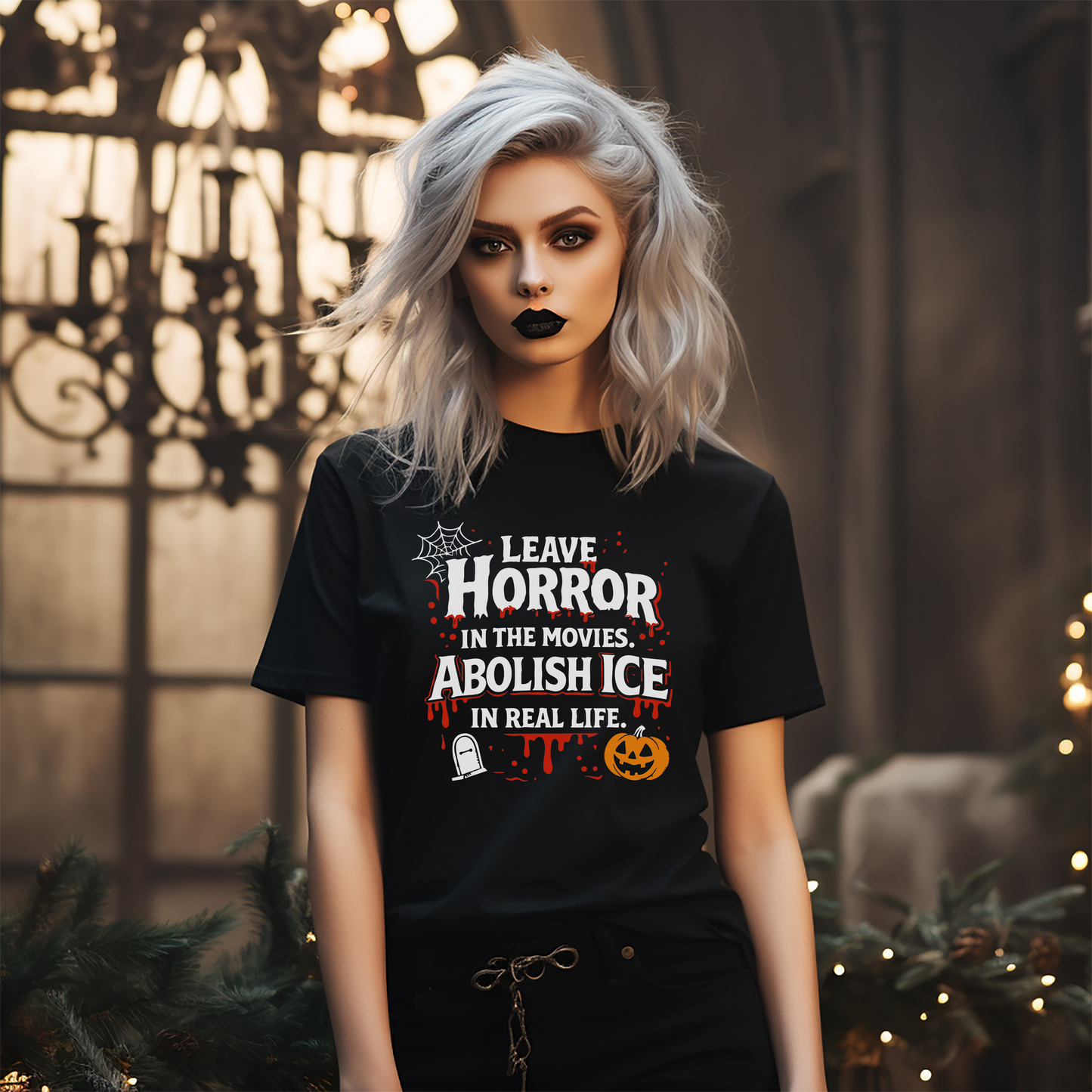 "Ice Horror" Tee - Unisex Shirt Spooky