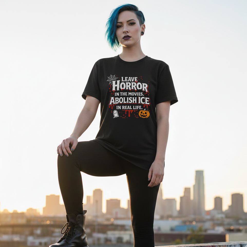 "Ice Horror" Tee - Unisex Shirt Spooky