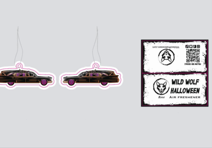 Hearse Car Air freshener (Wild Wolf)