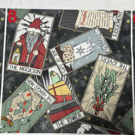 Christmas Tarot (Semi-Exclusive) - Witchy Witchmas Creepmas High-quality Handcrafted Vibrant Leggings
