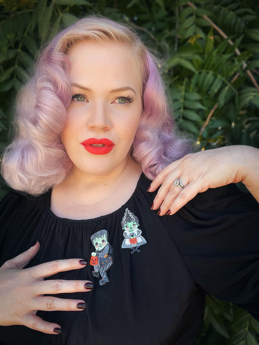 Bride of Frankenstomp Brooch (Lipstick & Chrome X Johanna Parker)