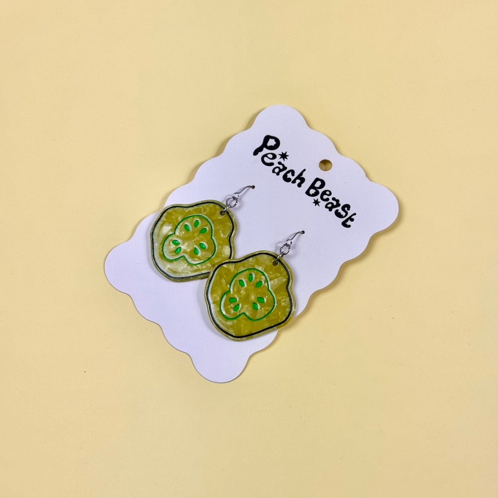 Pickle Earrings