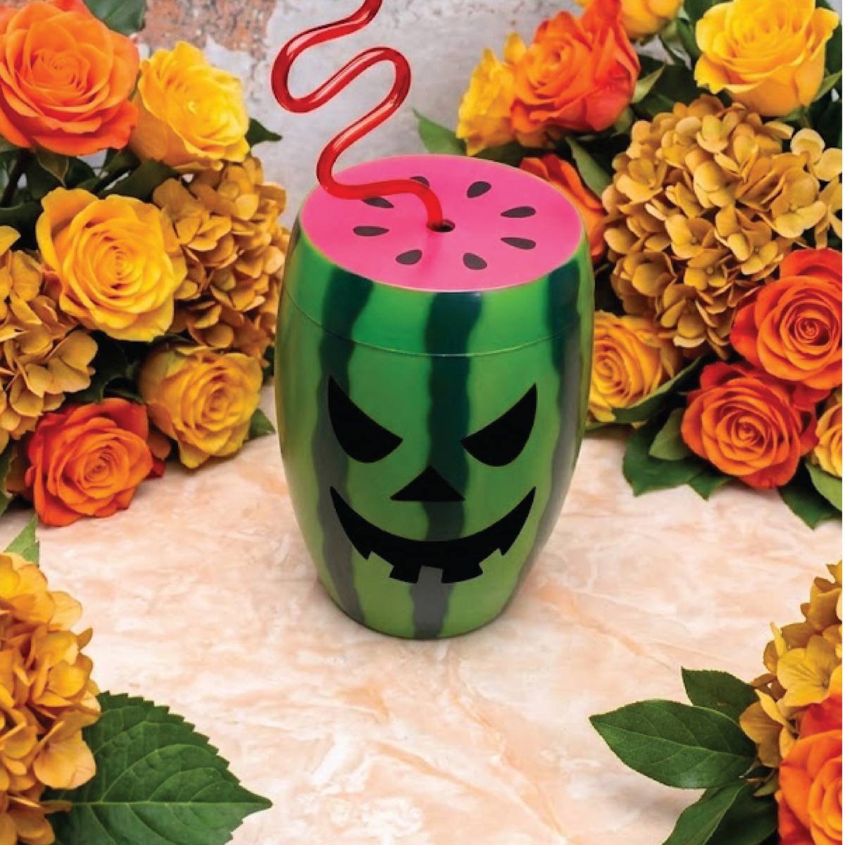 Summerween Tumbler (Jack-o-Melon or Carved Pineapple)