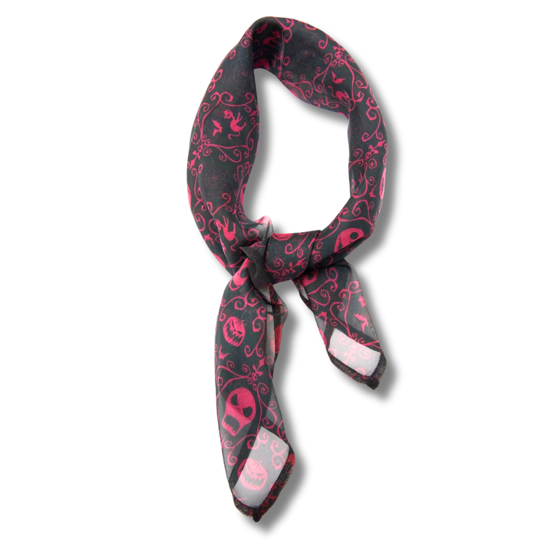 Tim Burton's "The Nightmare Before Christmas" by Unique Vintage Jack Skellington HAIR SCARVES