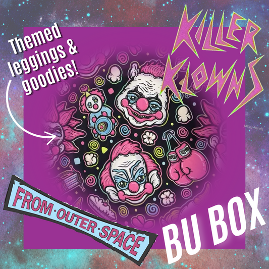 Pre-Order: Killer Klowns From Outer Space - Semi-Exclusive Themed Leggings Box (High-quality Handcrafted)
