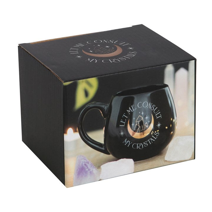 "Let Me Consult My Crystals" Rounded Mug