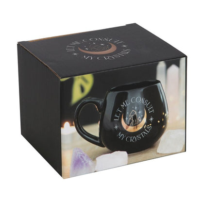 "Let Me Consult My Crystals" Rounded Mug