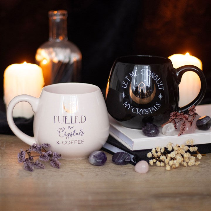 "Let Me Consult My Crystals" Rounded Mug