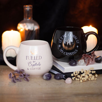 "Let Me Consult My Crystals" Rounded Mug