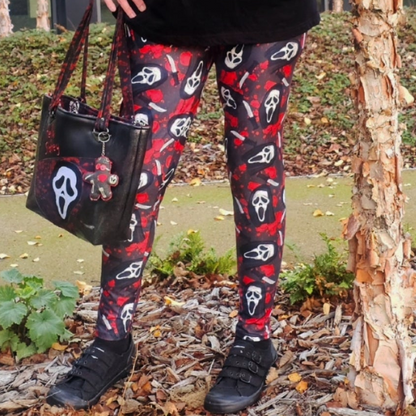 Bloody Ghostface (Semi-Exclusive) - High-quality Handcrafted Vibrant Leggings