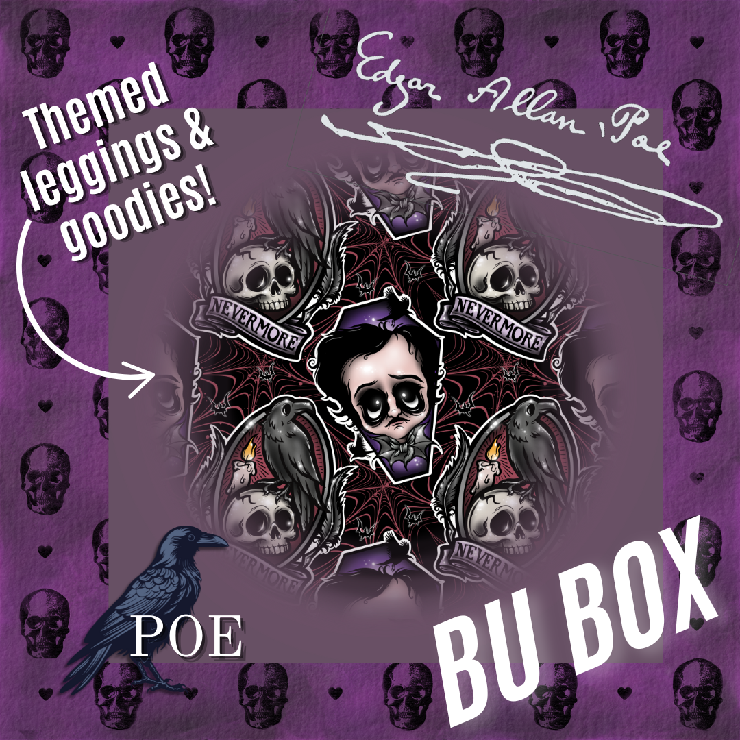 Edgar Allan Poe - Semi-Exclusive Themed Leggings Box (High-quality Handcrafted)