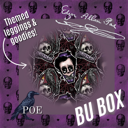 Edgar Allan Poe - Semi-Exclusive Themed Leggings Box (High-quality Handcrafted)