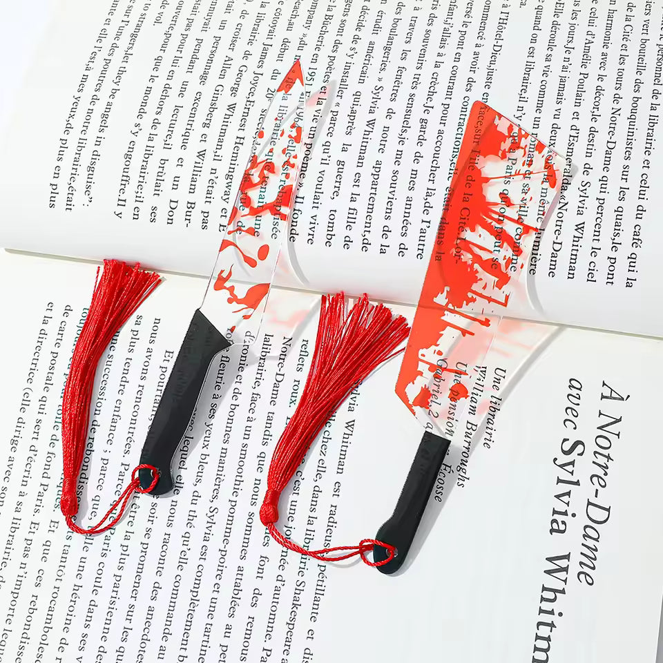 Bloody Knife Bookmarks