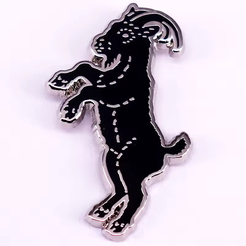 Black Phillip Goat Enamel Pin