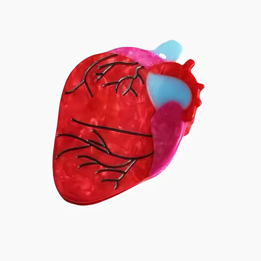 Atomical Heart Hairclaw - Hair Accessory Clip Medical Human