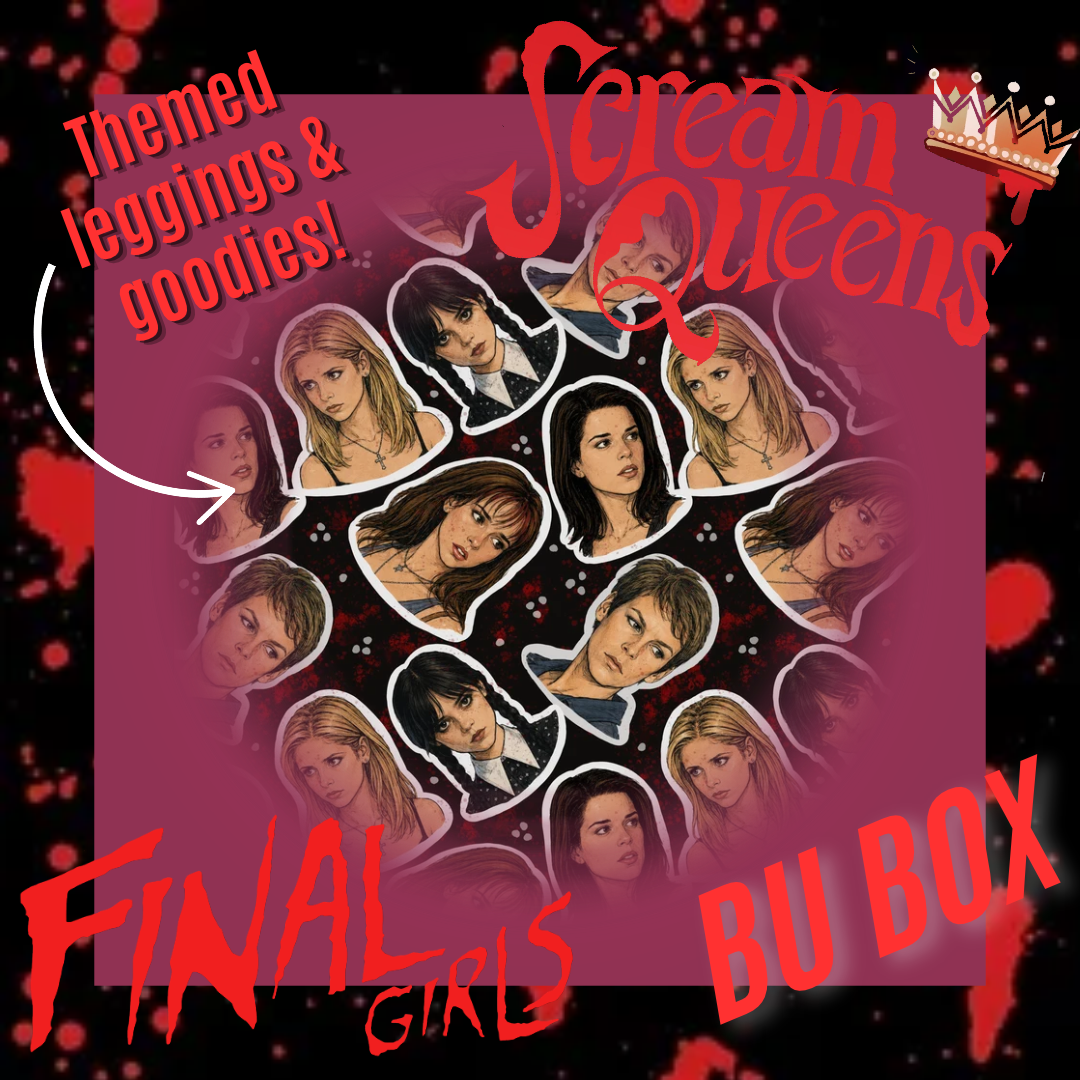 Pre-Order: Scream Queens - Exclusive Themed Leggings Box Side Pockets High-quality Handcrafted