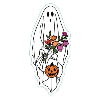 Spooky Ghost Pride Flag Sticker