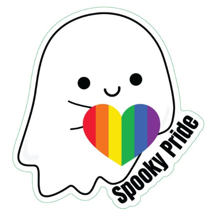 Ghost Spooky Pride Sticker