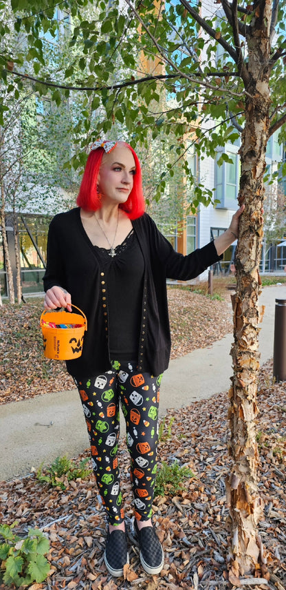 Boo Buckets - The Sketchy Pumpkin (Exclusive) - Pocket Leggings