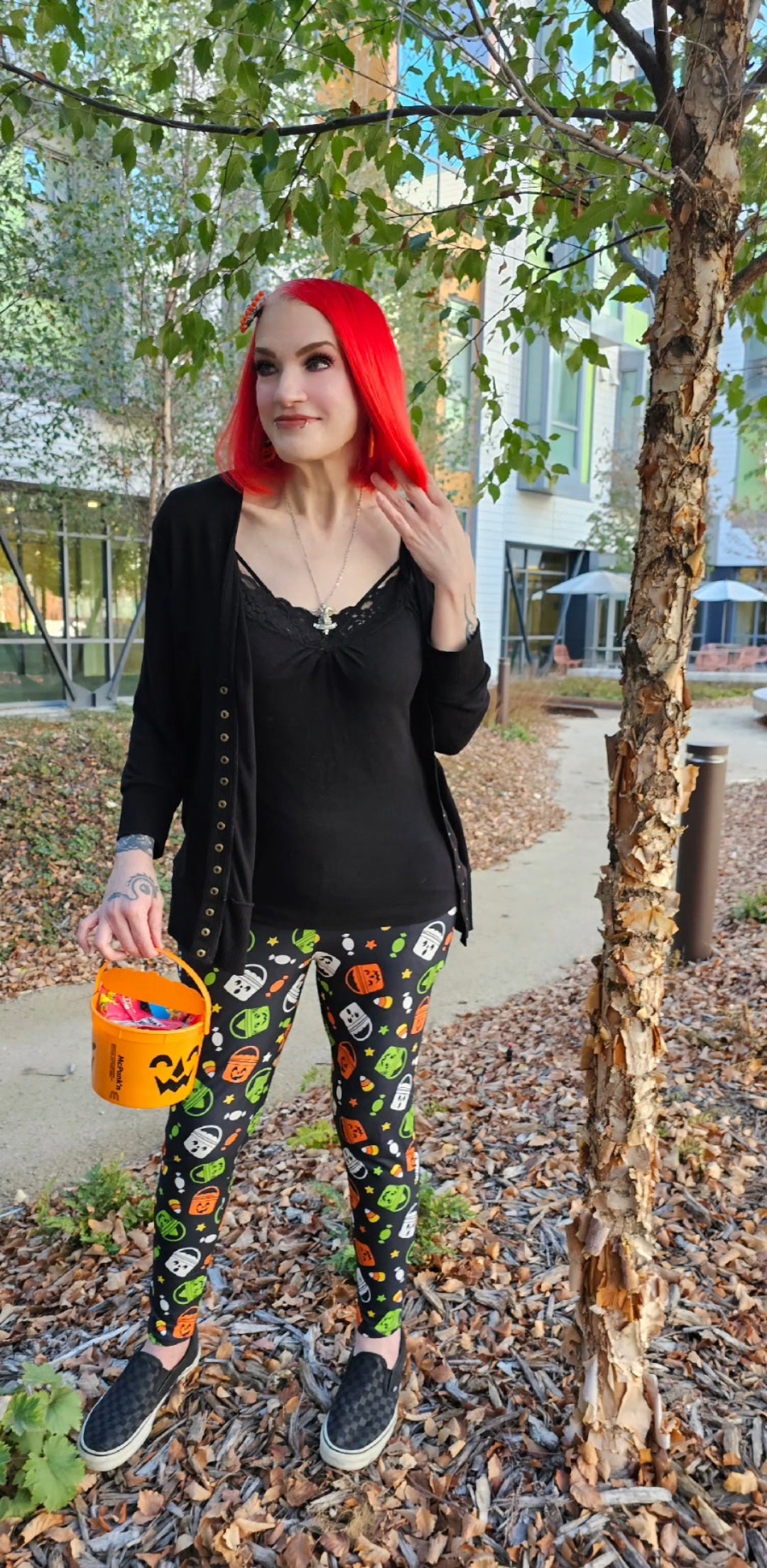 Boo Buckets - The Sketchy Pumpkin (Exclusive) - Pocket Leggings