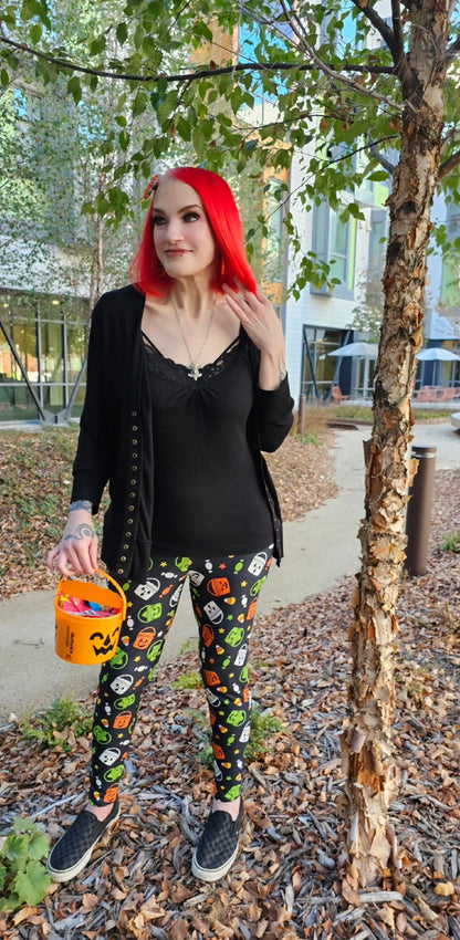 Boo Buckets - The Sketchy Pumpkin (Exclusive) - Pocket Leggings