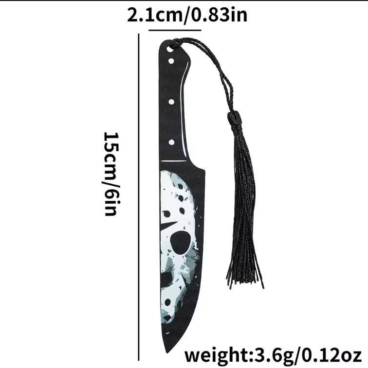 Horror Killer Knife Bookmarks