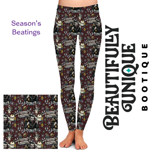 Pre-Order: Season's Beatings Semi-Exclusive Leggings - High-quality Handcrafted Vibrant