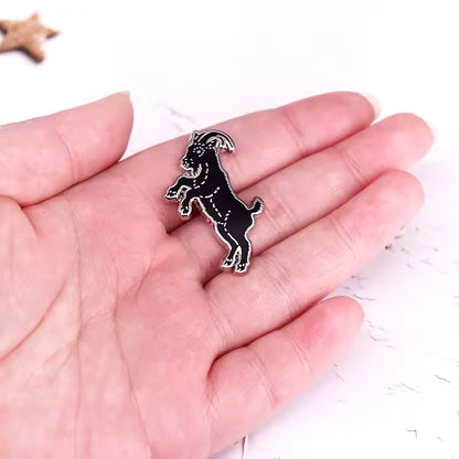 Black Phillip Goat Enamel Pin