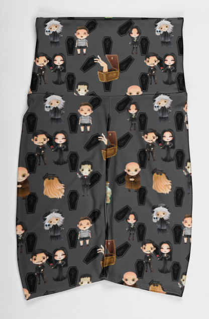 Spooky Family (Exclusive) Pocket Biker Shorts - High-quality Handcrafted Vibrant Bike Shorts
