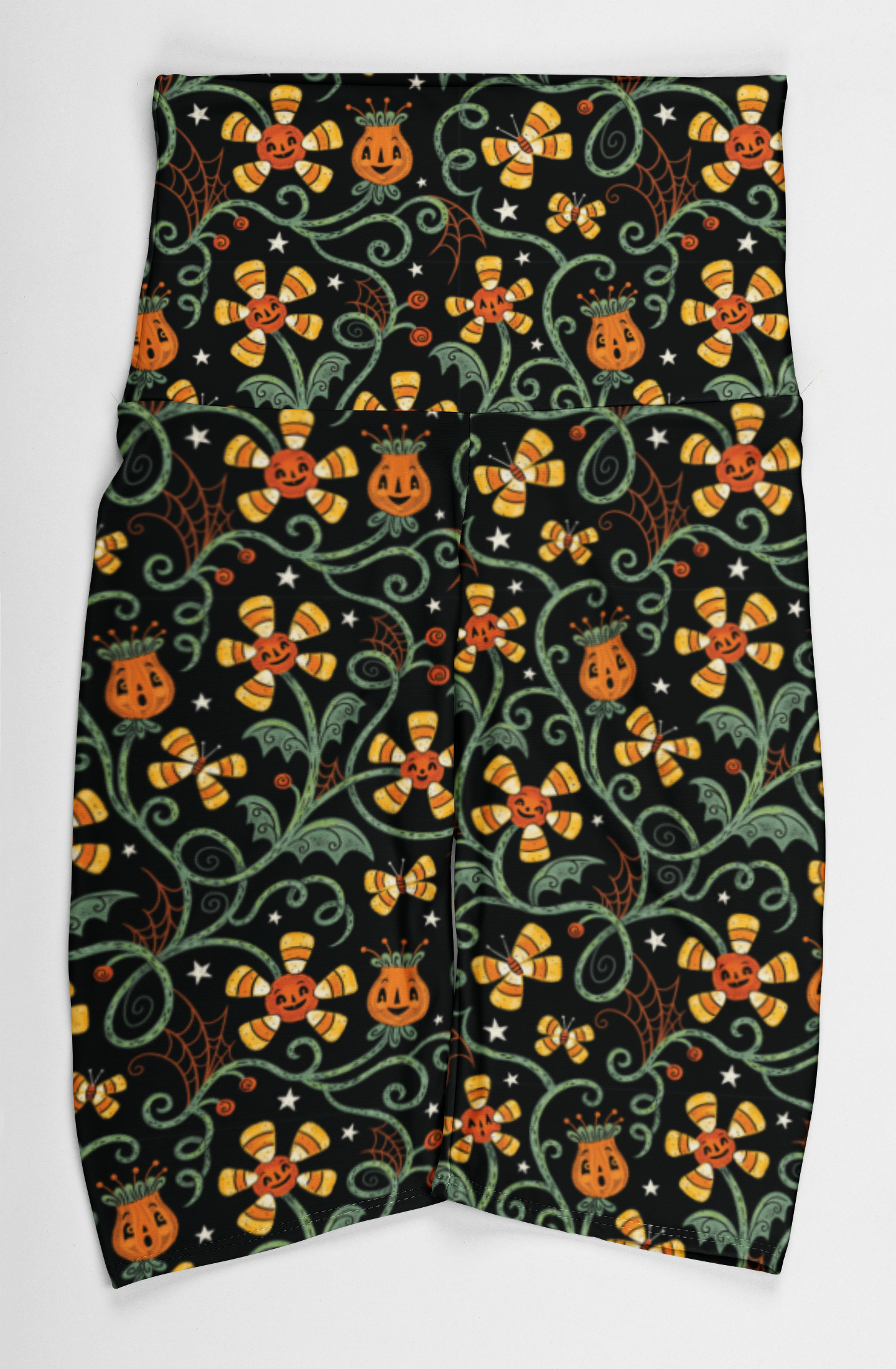 Spooky Sweet Garden (Johanna Parker Exclusive) Pocket Biker Shorts - High-quality Handcrafted Vibrant Bike Shorts