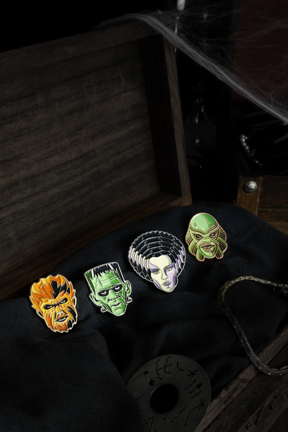Movie Monsters Enamel Pins