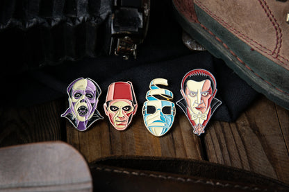 Movie Monsters Enamel Pins