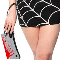 Glitter Cleaver Wallet – Spooky Horror Clutch