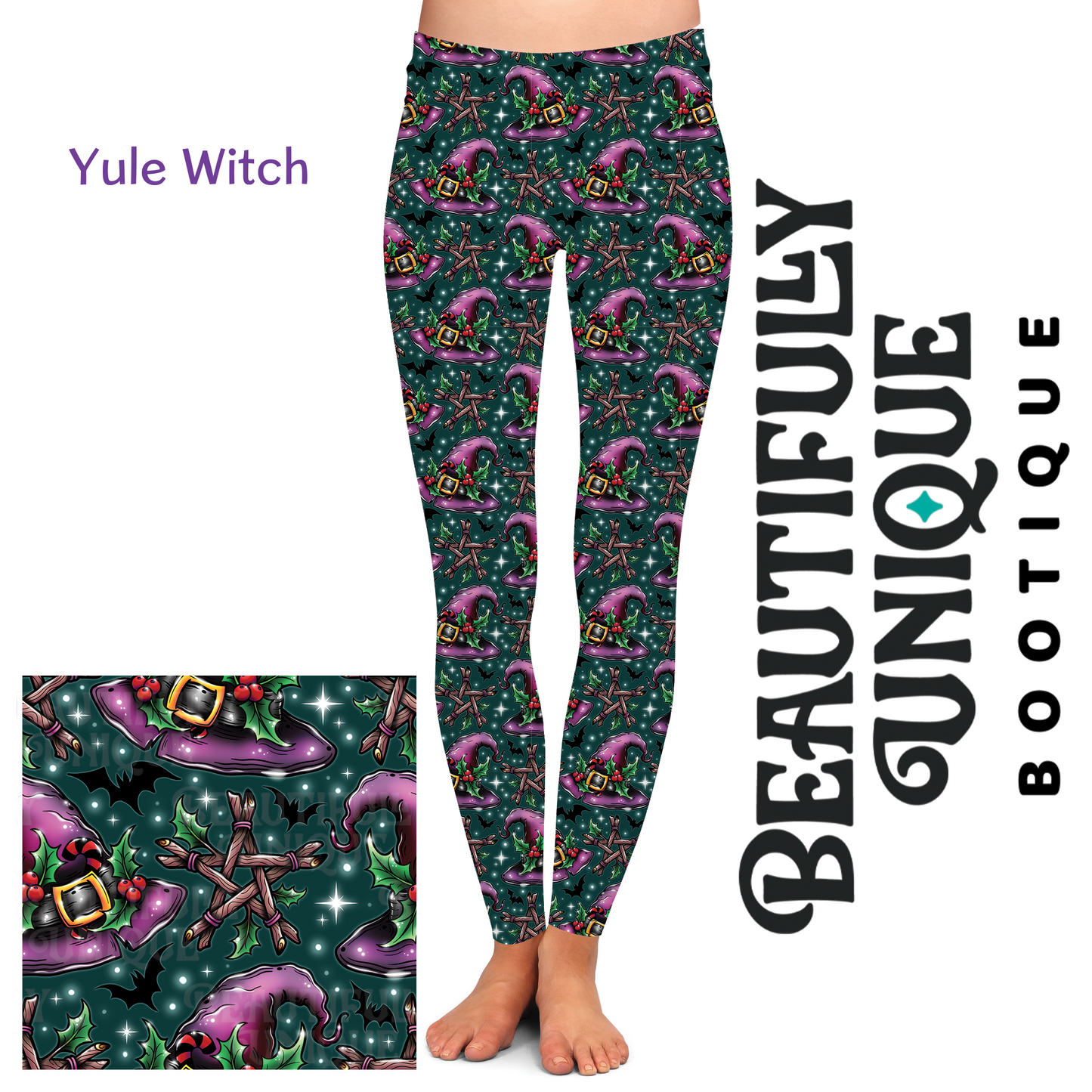 Pre-Order: Yule Witch Exclusive Leggings - High-quality Handcrafted Vibrant