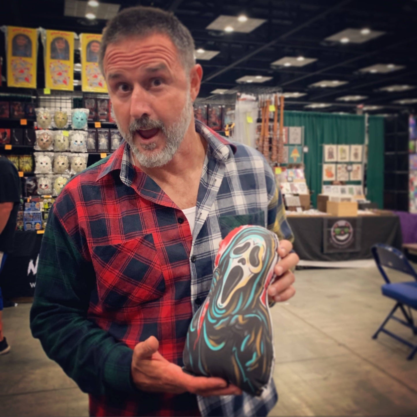 Ghostface Scream Inspired Plush Doll (The Cuddle Cult)