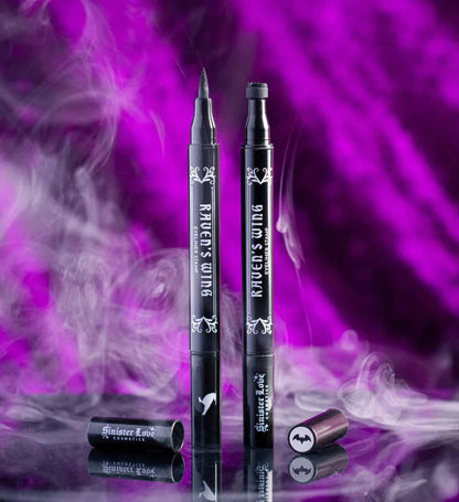 Black Bat Spooky Graphic Stamp Eyeliner Pen (Sinister Love Cosmetics)