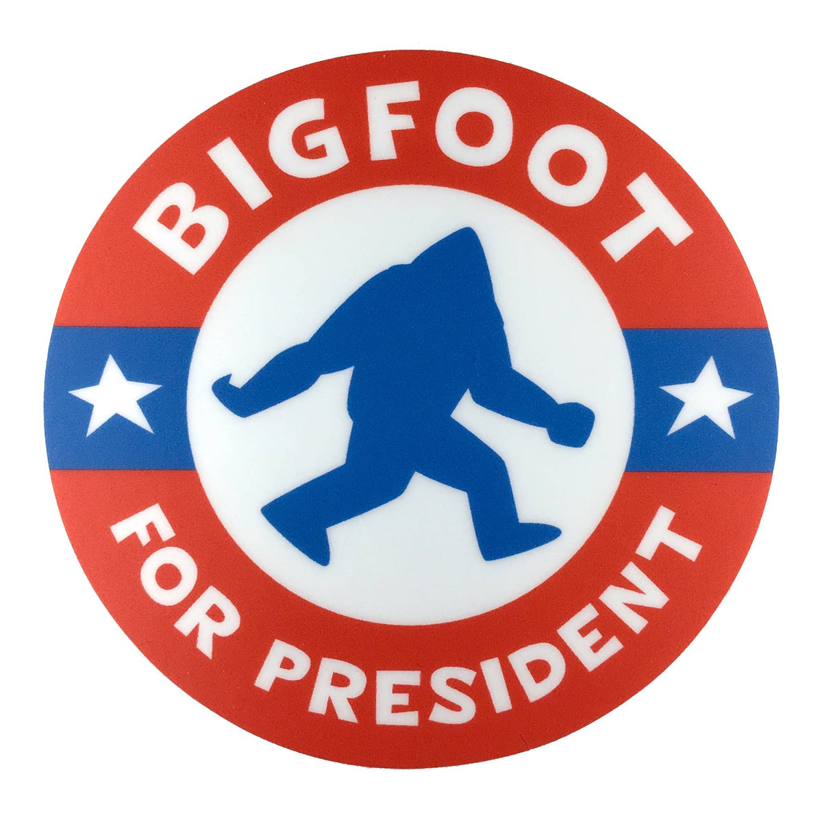 Bigfoot For President Campaign Sticker (Monsterologist)