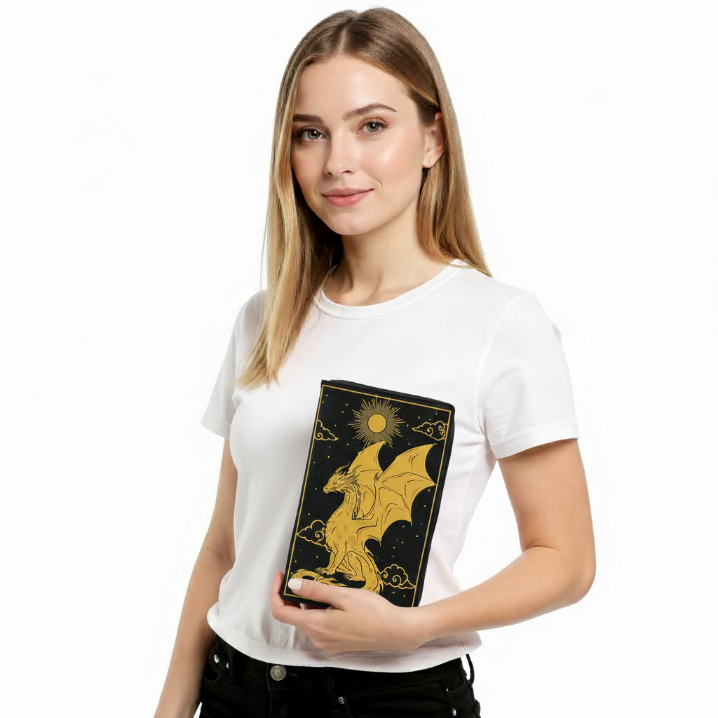 The Book of Dragon Clutch Bag