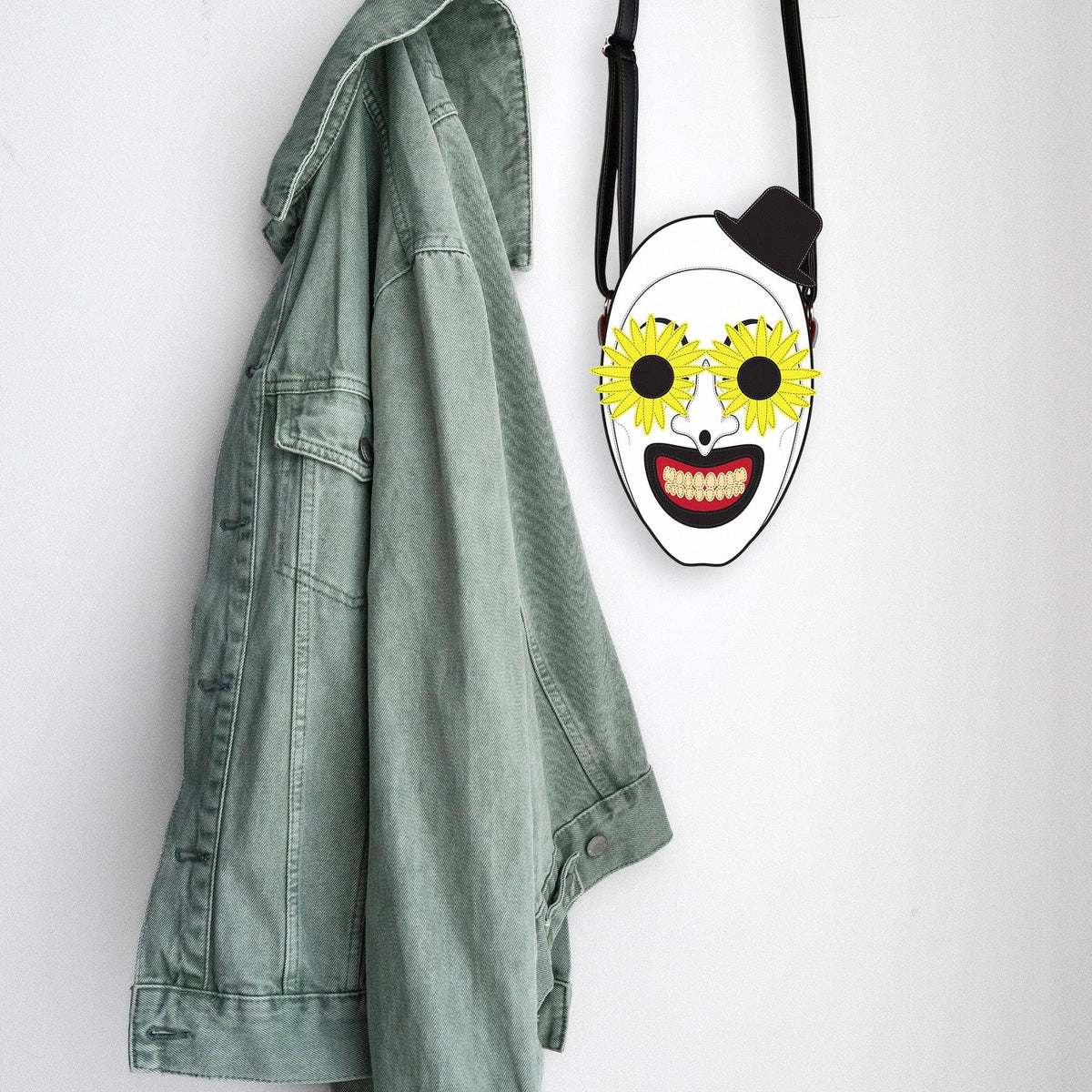 Terrifier 2 Art the Clown Flower Glasses Costume Bag
