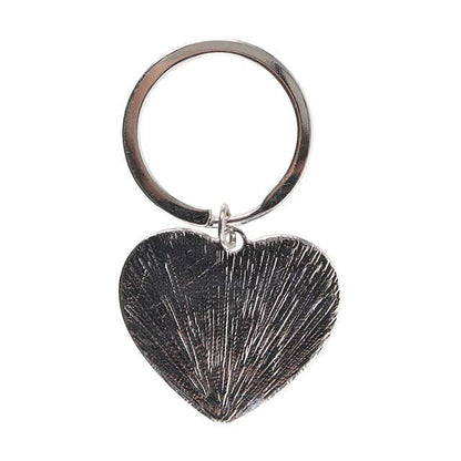 Goth Mum Mom Black Heart Keyring