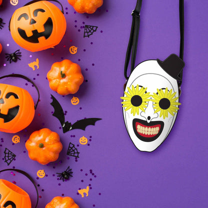 Terrifier 2 Art the Clown Flower Glasses Costume Bag